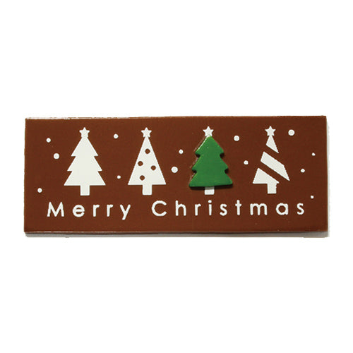 チョコプレート クリスマスツリーの森|デコレーション・トッピング用飾り VO-6330 PC