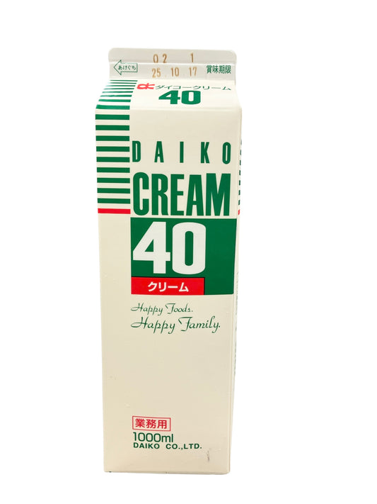 ダイコ- クリ-ム40  1000ml(乳脂肪分 40.0%)