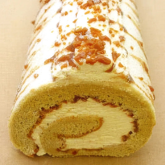 キャラメルロールケーキ
