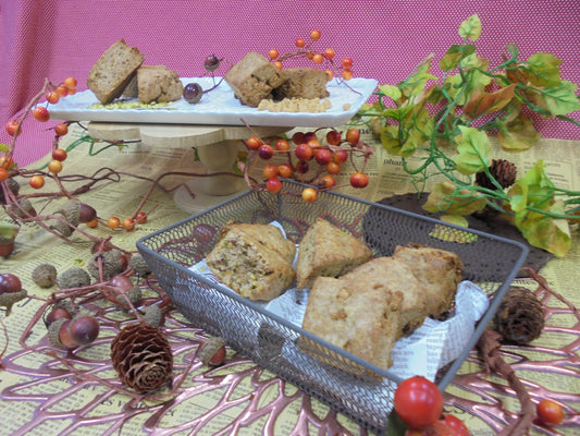 きたのまるこ(小麦全粒粉)100%のスコーン(ﾋﾟｽﾀﾁｵﾀﾞｲｽ入)